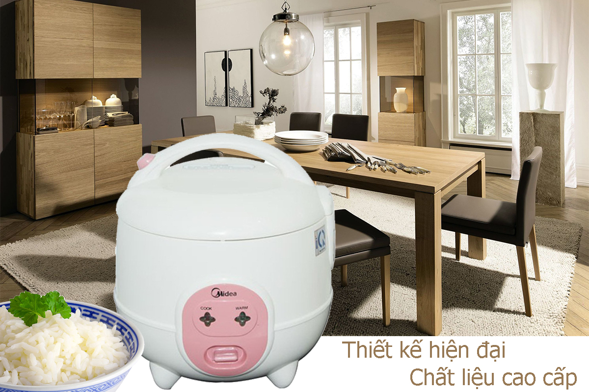 Nồi Cơm Điện Midea CM06SA (0.6 Lít) - Hàng Chính Hãng