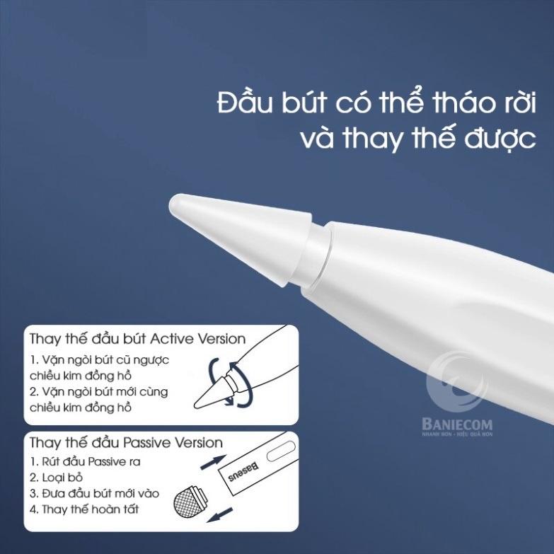 Bút Cảm Ứng Baseus Smooth Writing Capacitive Stylus Model 2022 ( Chỉ dùng cho l_Pad) (Hàng chính hãng