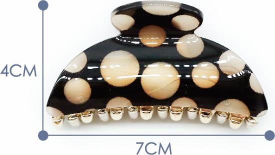 Kẹp tóc càng cua nữ chấm bi thời trang