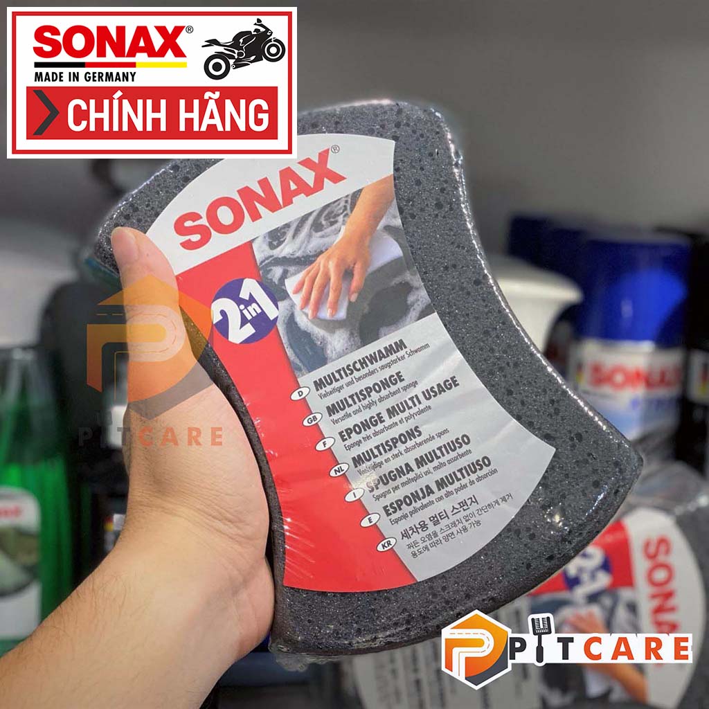 Bọt biển rửa xe Sonax 2in1 Multisponge 428000