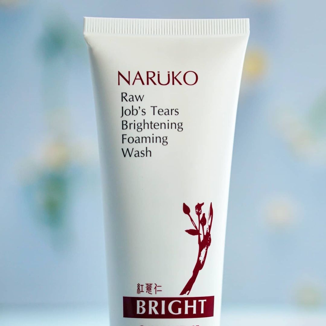 Naruko – Ý dĩ nhân đỏ sáng da (mới) – Sữa rửa mặt – Raw Job’s Tears Brightening Foaming Wash