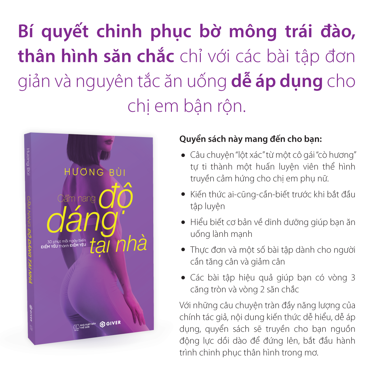 Cẩm Nang Độ Dáng Tại Nhà - 30 Phút Mỗi Ngày Biến Điểm Yếu Thành Điểm Yêu