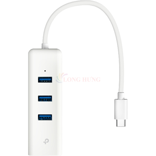Cổng chuyển đổi TP-Link USB Type-C 3-Port Hub & Gigabit Ethernet Adapter UE330C - Hàng chính hãng