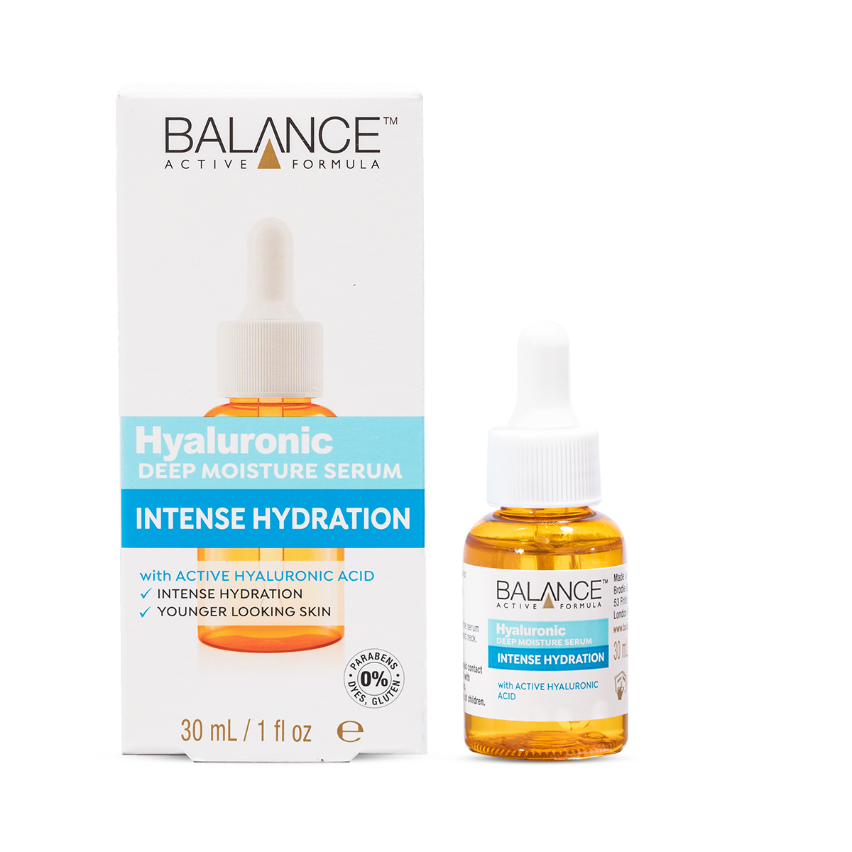 Tinh Chất Serum Balance Active Formula Hyaluronic Cấp Nước, Dưỡng Ẩm Hạn Chế Tiết Dầu 30ml