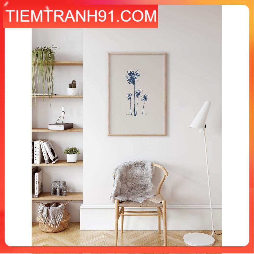 Tranh treo tường | Line art-Palm Tree Print, Abstract Art, Line Art 88 , tranh canvas giá rẻ