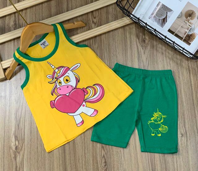 Bộ lửng siêu dễ thương cho bé gái - Đồ bộ trẻ em
