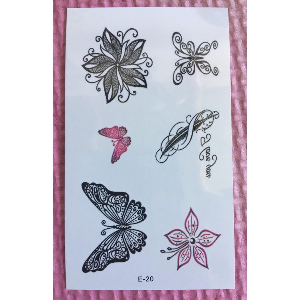 Combo 10 tấm xăm dán tatoo