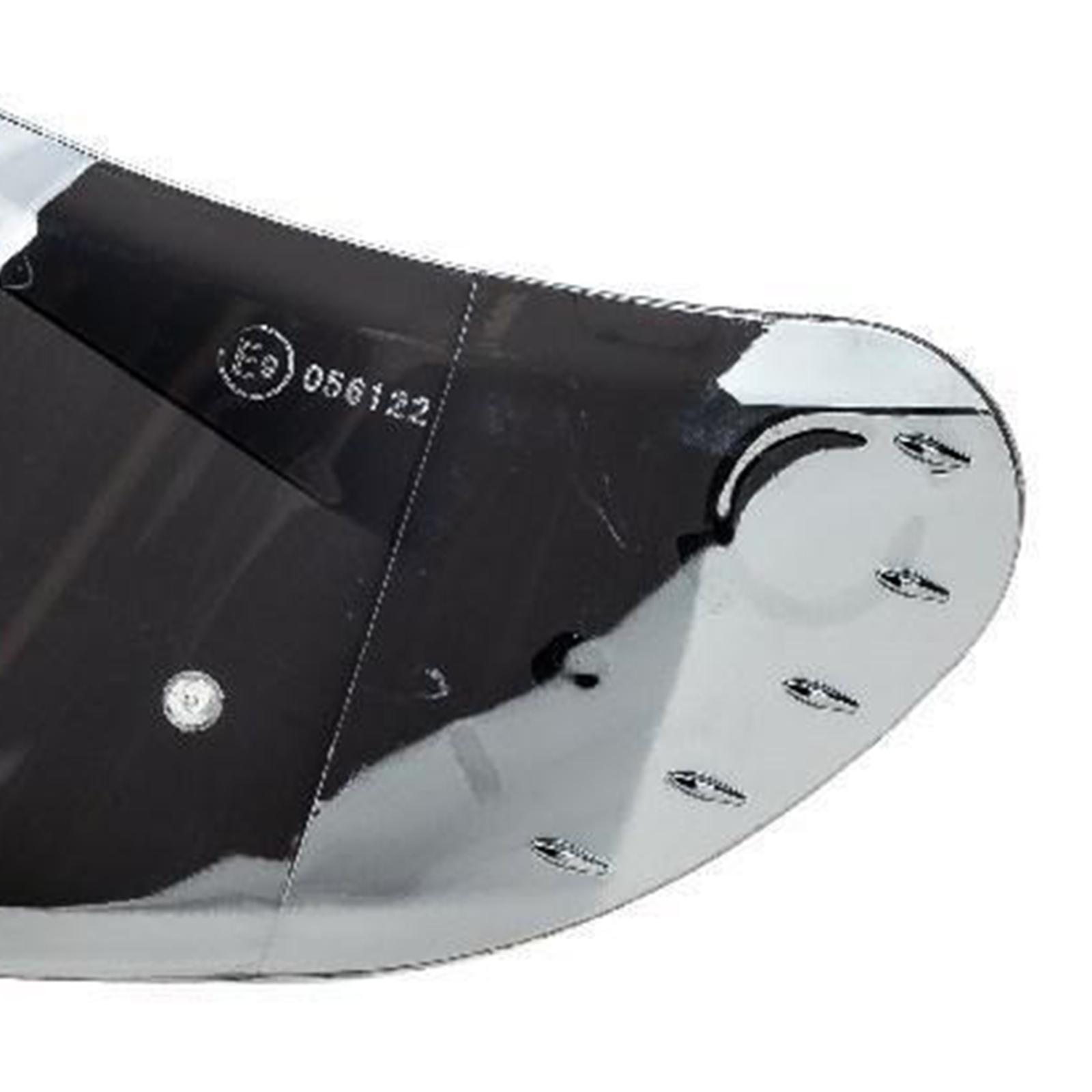 2x Full Face Protection Visor for -2 Colorful + Silver Motorcycle Helmets