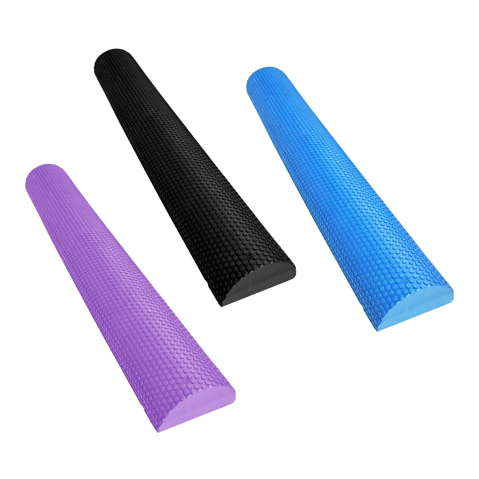 3x Half Round Foam Roller Yoga Pilates Fitness Yoga