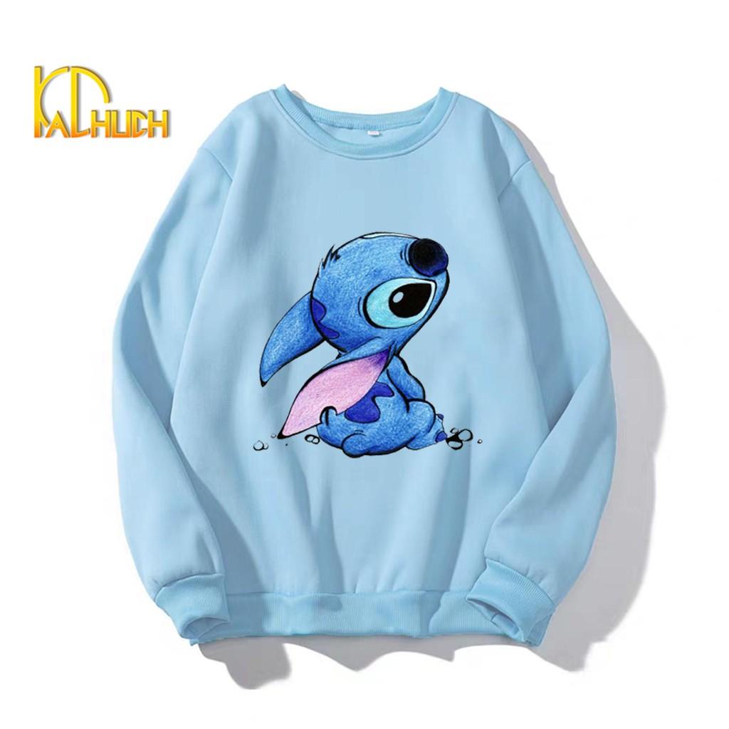 ÁO SWEATER NỮ IN STITCH DỄ THUƠNG