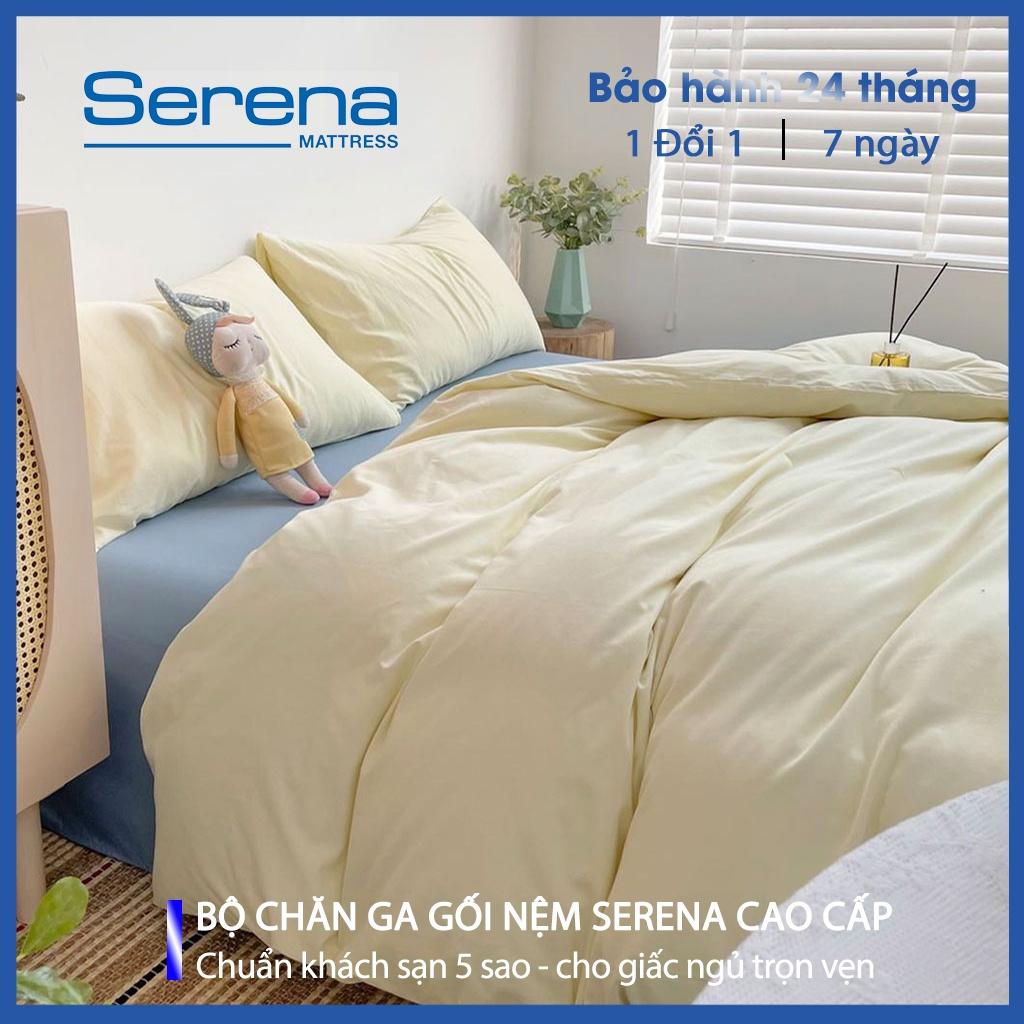 Bộ Ga Gối Cotton Tici 5 Món SERENA Cao Cấp Set Chăn Ga Trải Giường – Hệ Thống Nệm