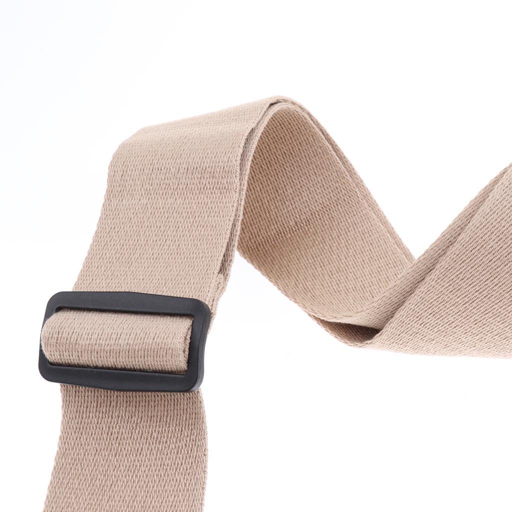 Guitar Neck Shoulder Strap Belt for Wooden Electric Guitar Accessory Khaki