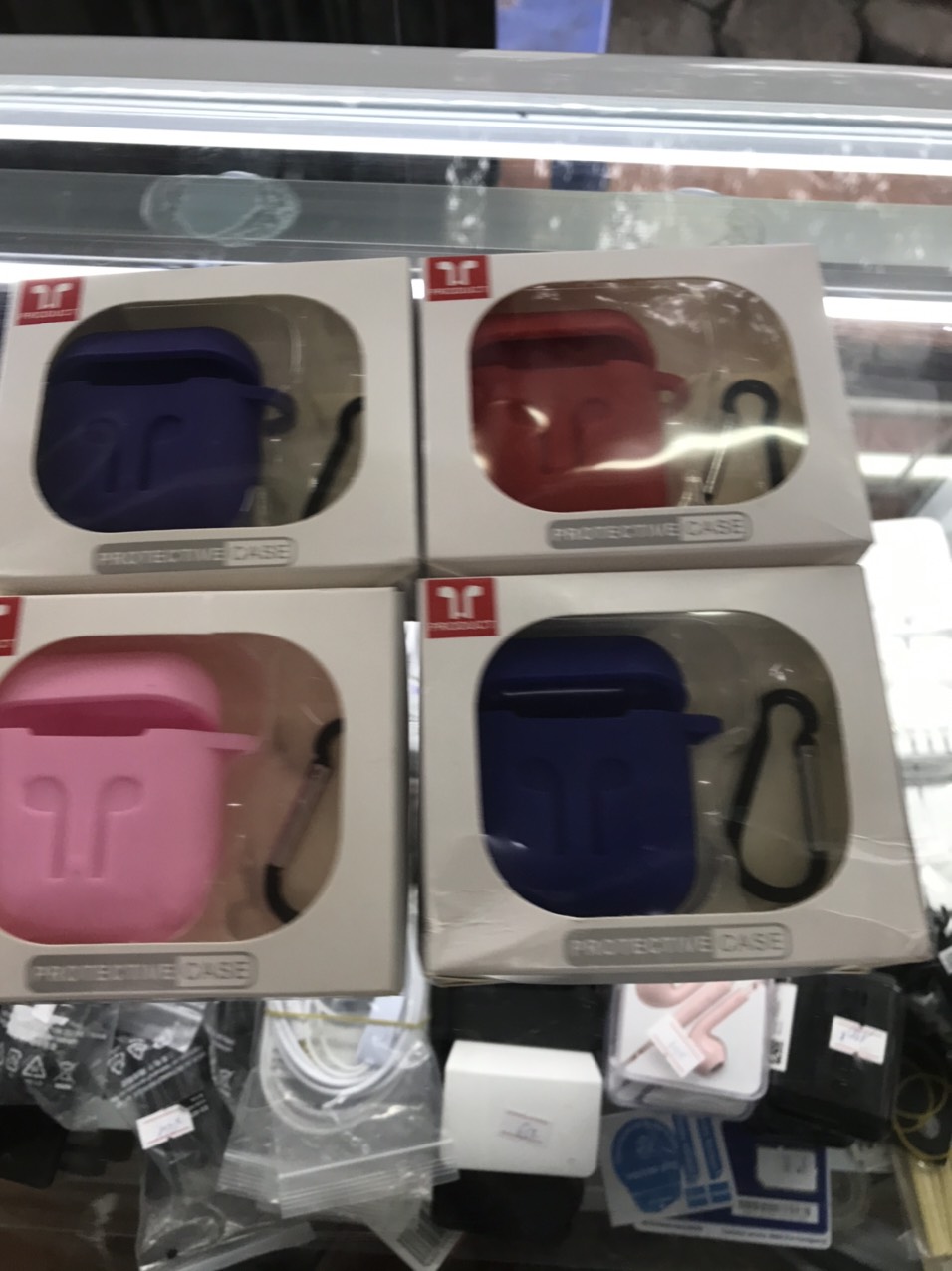 Bao Case Silicon Dành Cho Tai Nghe Apple Airpods Có Móc Khóa