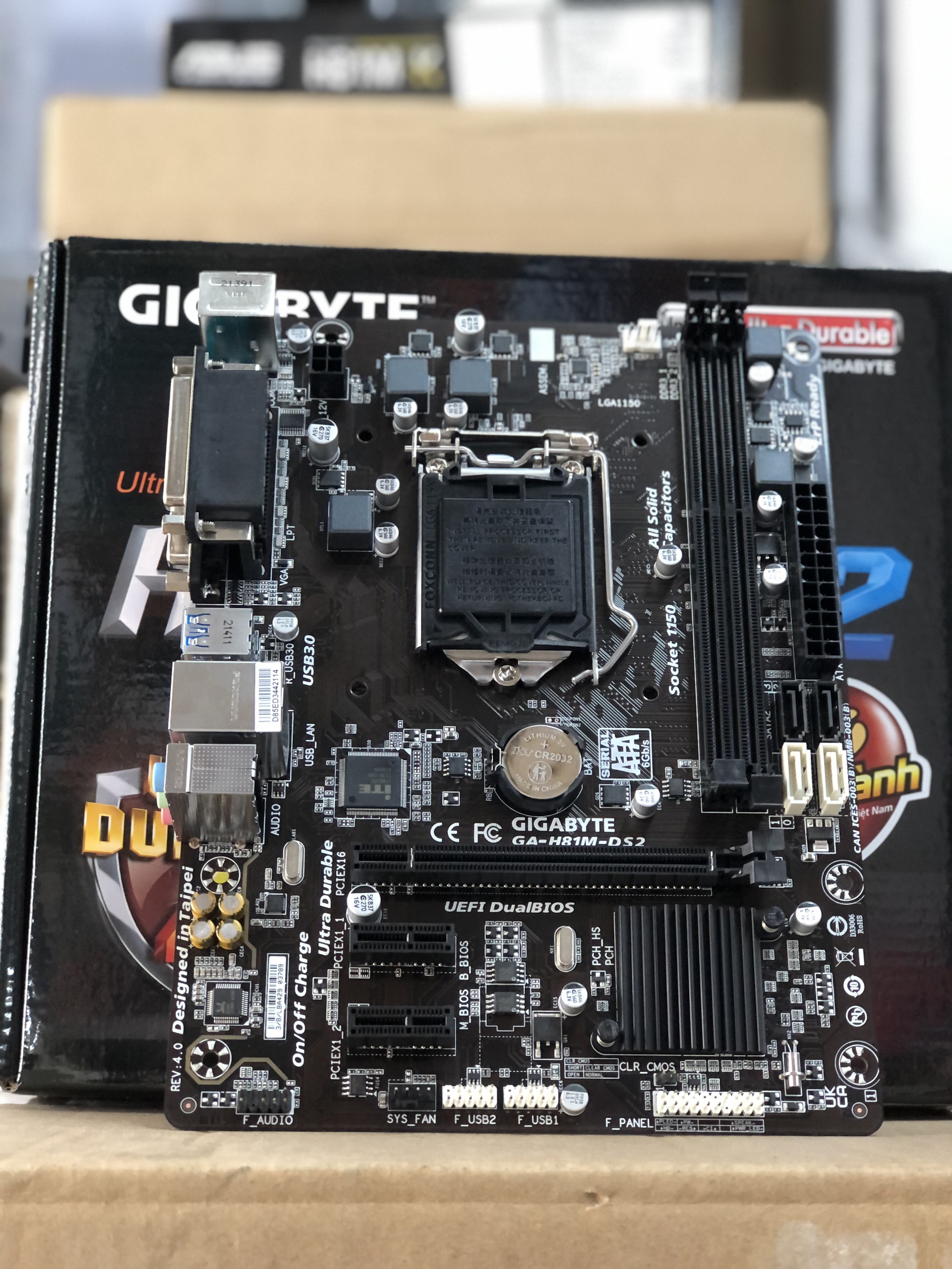 Bo Mạch Chủ Main Gigabyte H81M-DS2 - Hàng Chính Hãng