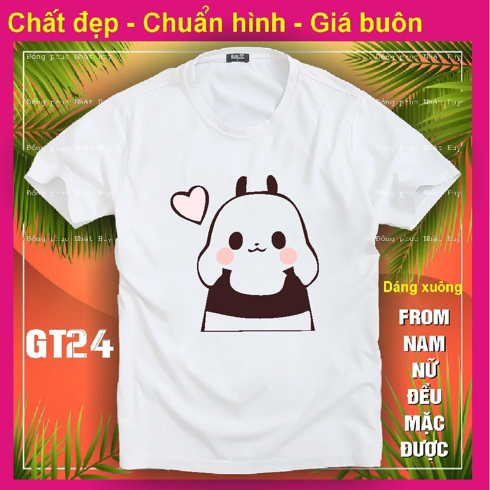 Áo thun gấu trúc đẹp GT22, chất đẹp, bao đổi trả,phông, panda dễ thương kute,icoi gấu trúc chipi