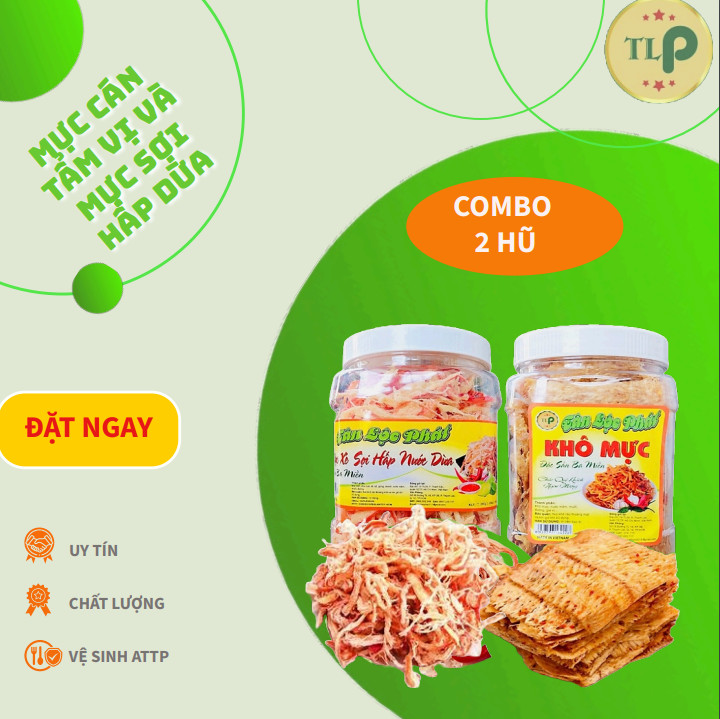 500G MỰC CÁN ĐẬM VỊ VÀ 500G MỰC SỢI HẤP DỪA SIÊU NGON TÂN LỘC PHÁT