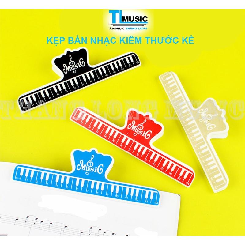 Kẹp bản nhạc, sách vở,tài liệu,giấy... hình phím đàn Piano (Loại kẹp dài) - Phụ kiện âm nhạc - Nhạc cụ