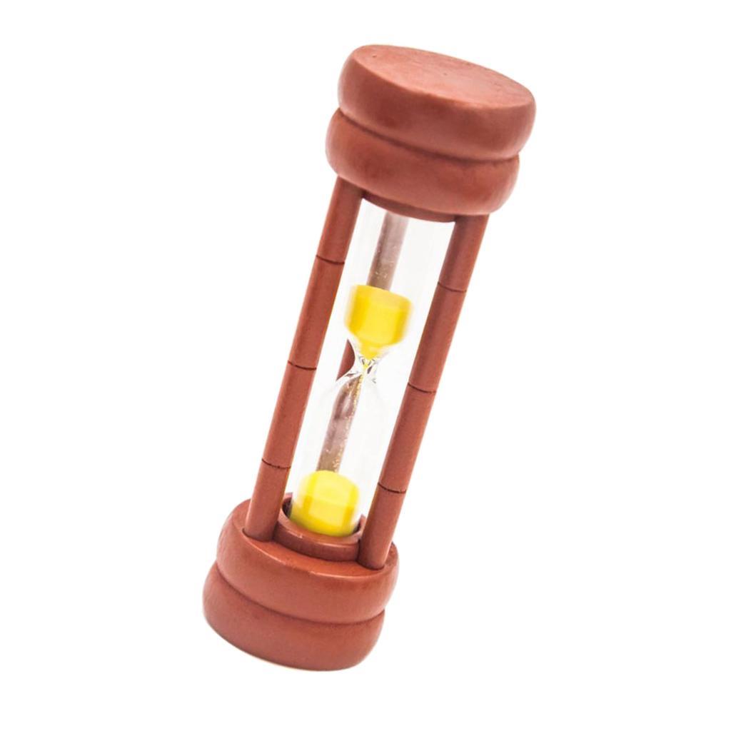 Sand Clock Hourglass Timer for Kitchen Yoga Kid Game -Yellow Sand