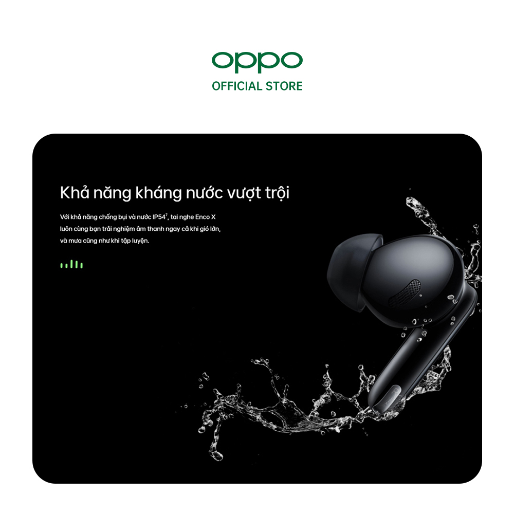 Tai Nghe Không Dây True Wireless OPPO Enco X | Hàng Chính Hãng - Màu Trắng