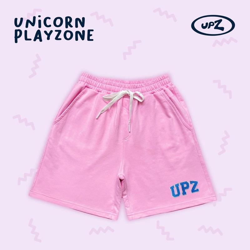 UPZ Quần Shorts Thun Thêu Chữ UPZ