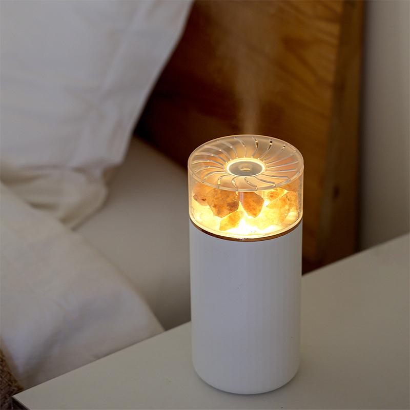 400ML Di Động Pha Lê Xông Phòng Máy Phun Sương Tạo Độ Ẩm USB Không Dây Tinh Máy Khuếch Tán Tinh Dầu Humidificador Với Bầu Không Khí Đèn Nhà