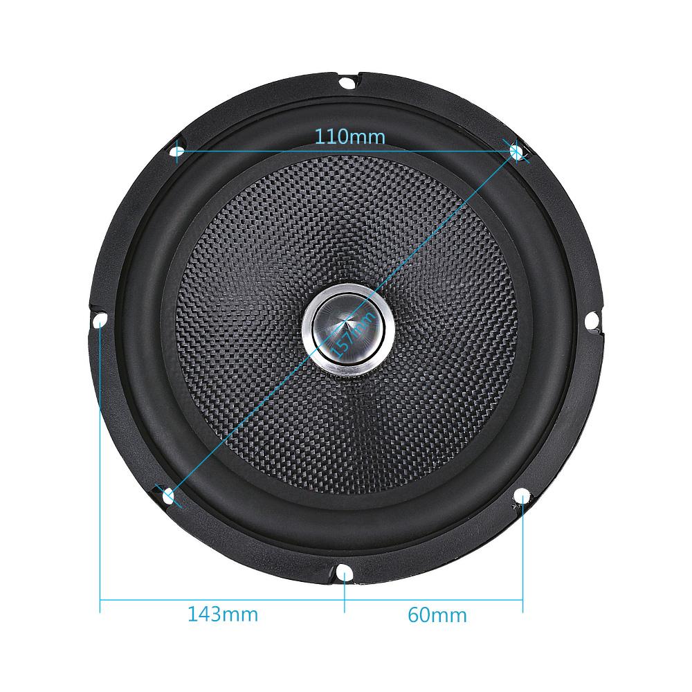 Aiyima 6.5 Inch Âm Thanh Xe Hơi Bass Loa 4 8 Ohm 60W Sợi Thủy Tinh Đạn Loa Trầm Loa DIY Rạp Hát Tại Nhà hệ Thống Âm Thanh Color: 8 Ohm