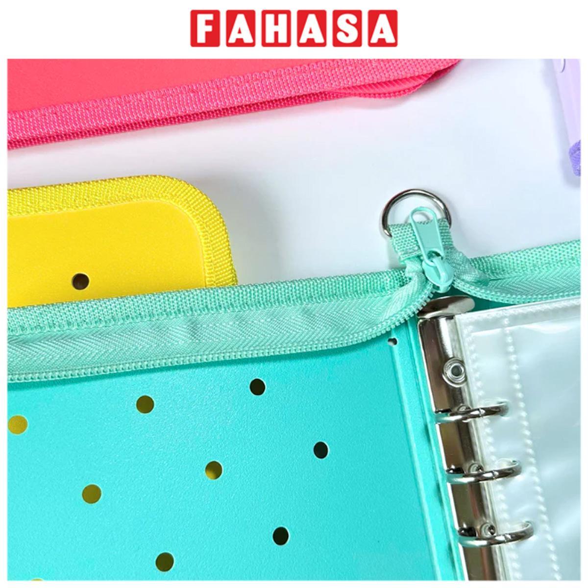 Sổ Tay Sưu Tập A5 - Kèm Charm Kéo Khóa - Sworld BC4222-BU - Blue