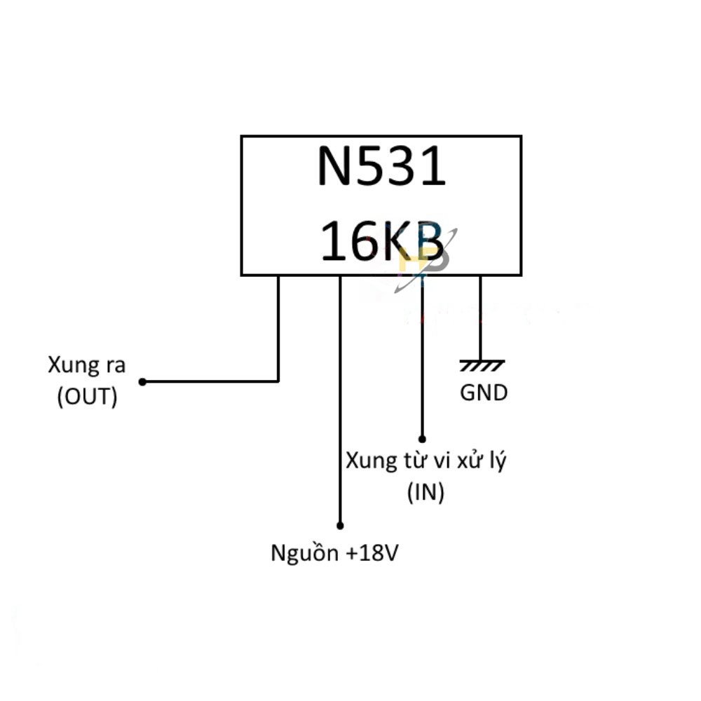 [ Gói 3 Con ] IC Lái IGBT Bếp Từ N531 TO-94 , IC Điều Khiển IGBT N531 DIP-4