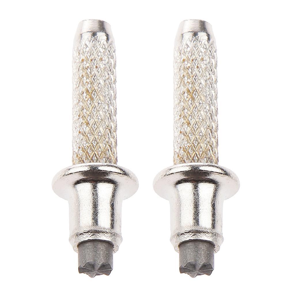 2x Tungsten Steel Rod Tip Trekking Pole Tips Hiking Walking Hiking Replacement Tips