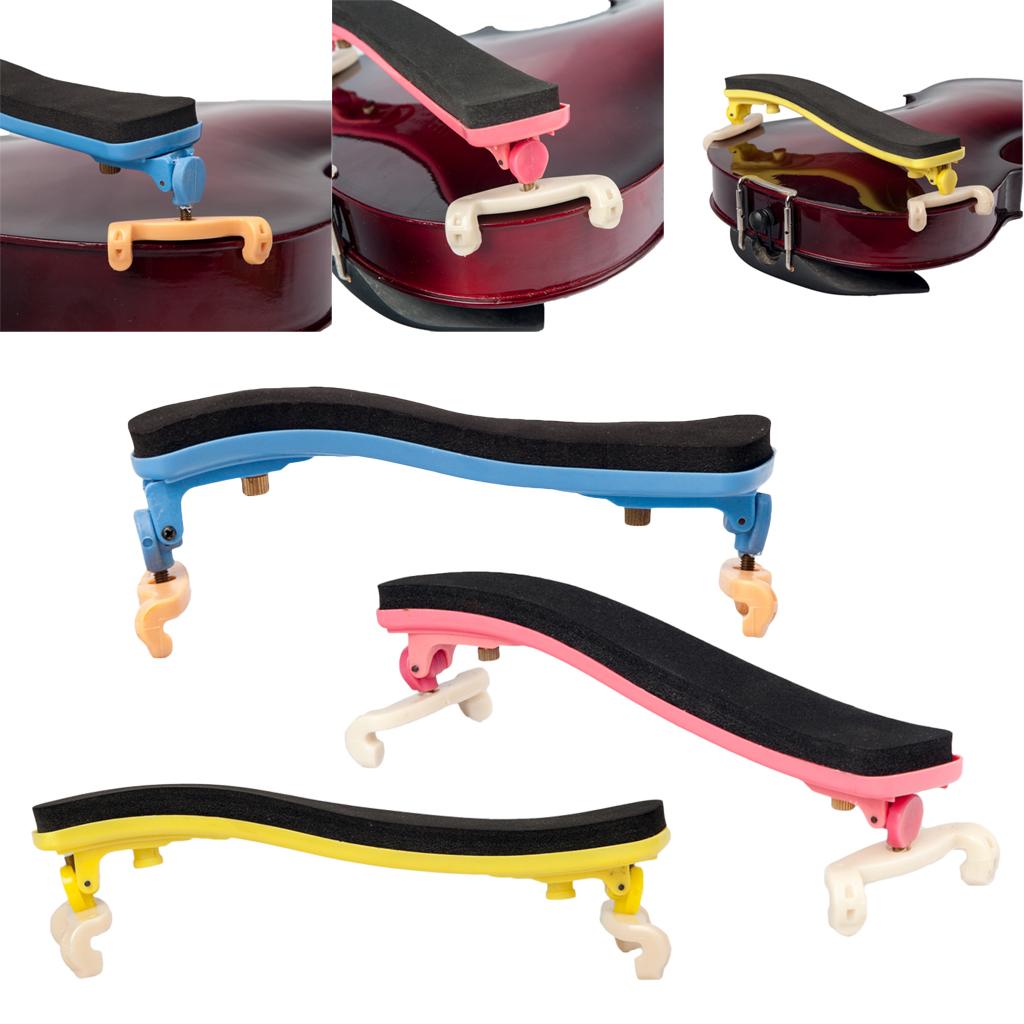 Adjustable Violin Shoulder Rest Musical Support for 4/4 3/4 Size Violins