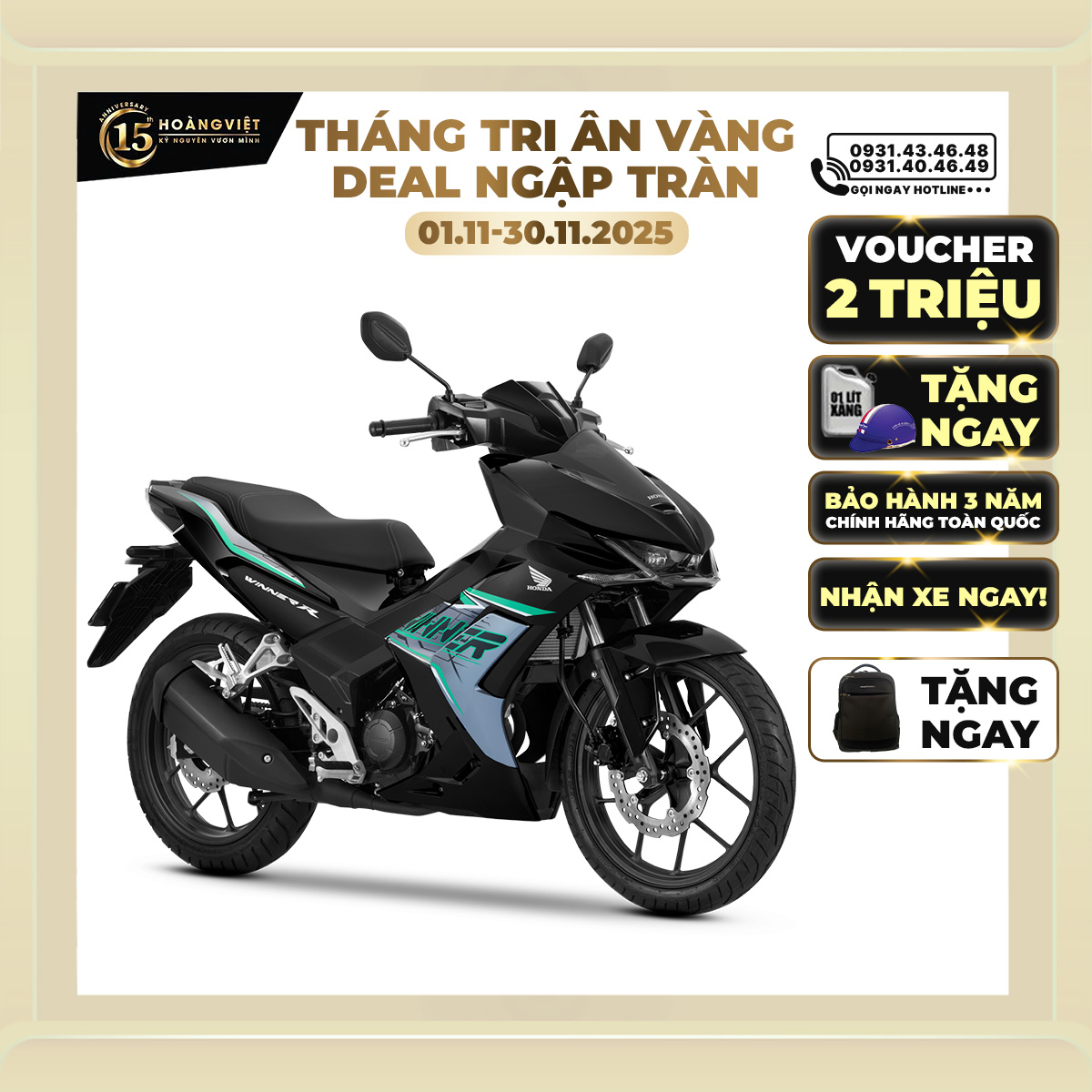 Xe Máy Honda Winner R 2026 - Phiên Bản Tiêu Chuẩn