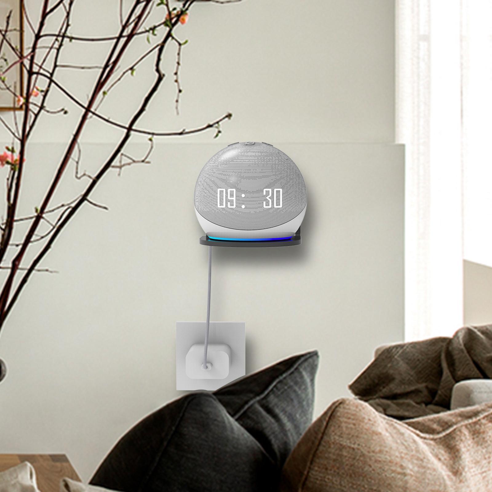 Wall Mount Stand Holder Bracket Acrylic Shelf for dot 1/2/3/4 Black