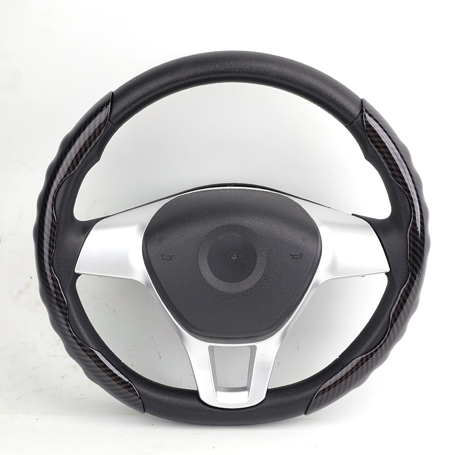 Ốp Bọc Vô Lăng CIND Carbon Bóng Thể Thao Mỏng Nhẹ Chống Trượt Phù Hợp Nhiều Dòng Xe