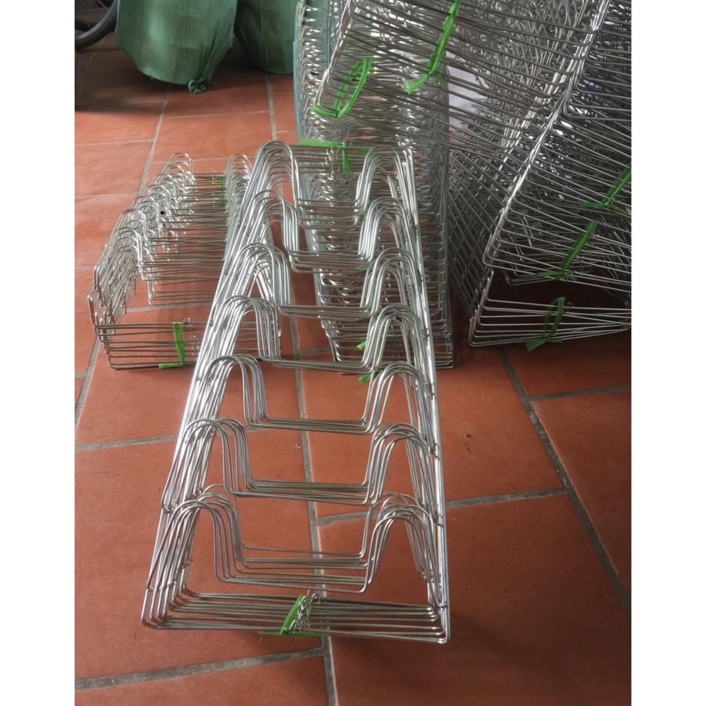KỆ ĐỰNG VUNG NỒI 7 TẦNG INOX 304 TREO TƯỜNG NHÀ BẾP