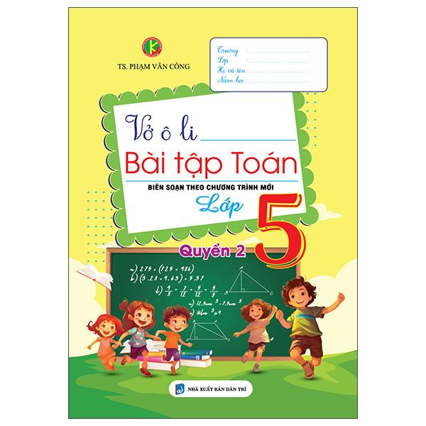 Sách - Vở Ô Li Bài Tập Toán Lớp 5 - Quyển 2