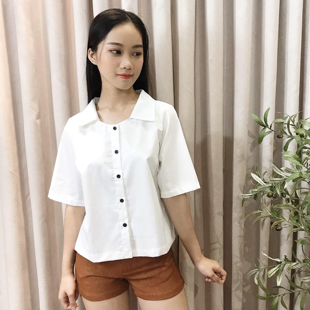 Sơ mi basic ngắn tay