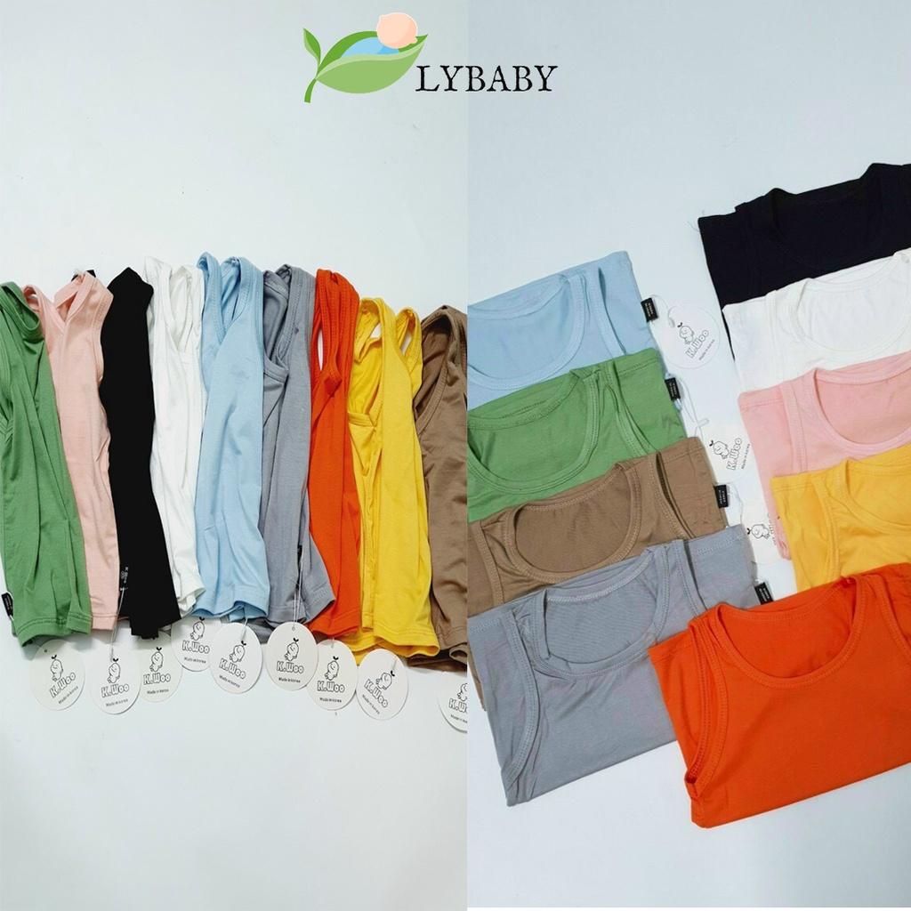 Áo ba lỗ cho bé trai bé gái chất thun lạnh thoáng mát LYBABY ABL02