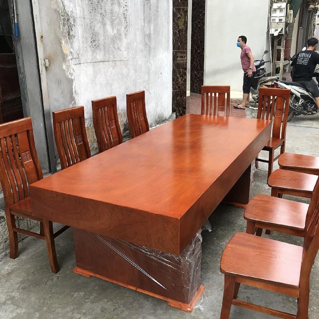 Bàn Ăn 10 Ghế Thọ Cân Hương Đá