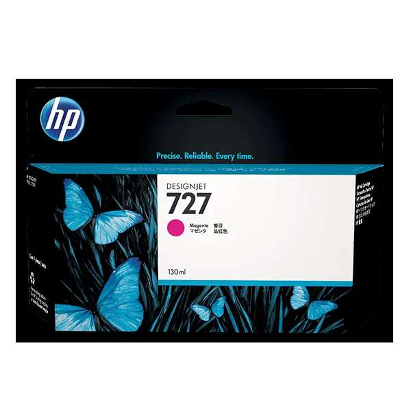 Mực in HP 727 130ml Magenta Ink Cartridge dùng cho các dòng máy T920PS/T1500/T3500/T930/T1530- Hàng chính hãng