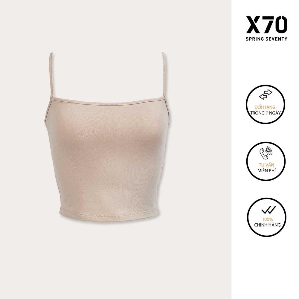 Áo 2 Dây Nữ Lụa Satin Thiết Kế Thời Trang X70 - 00320042