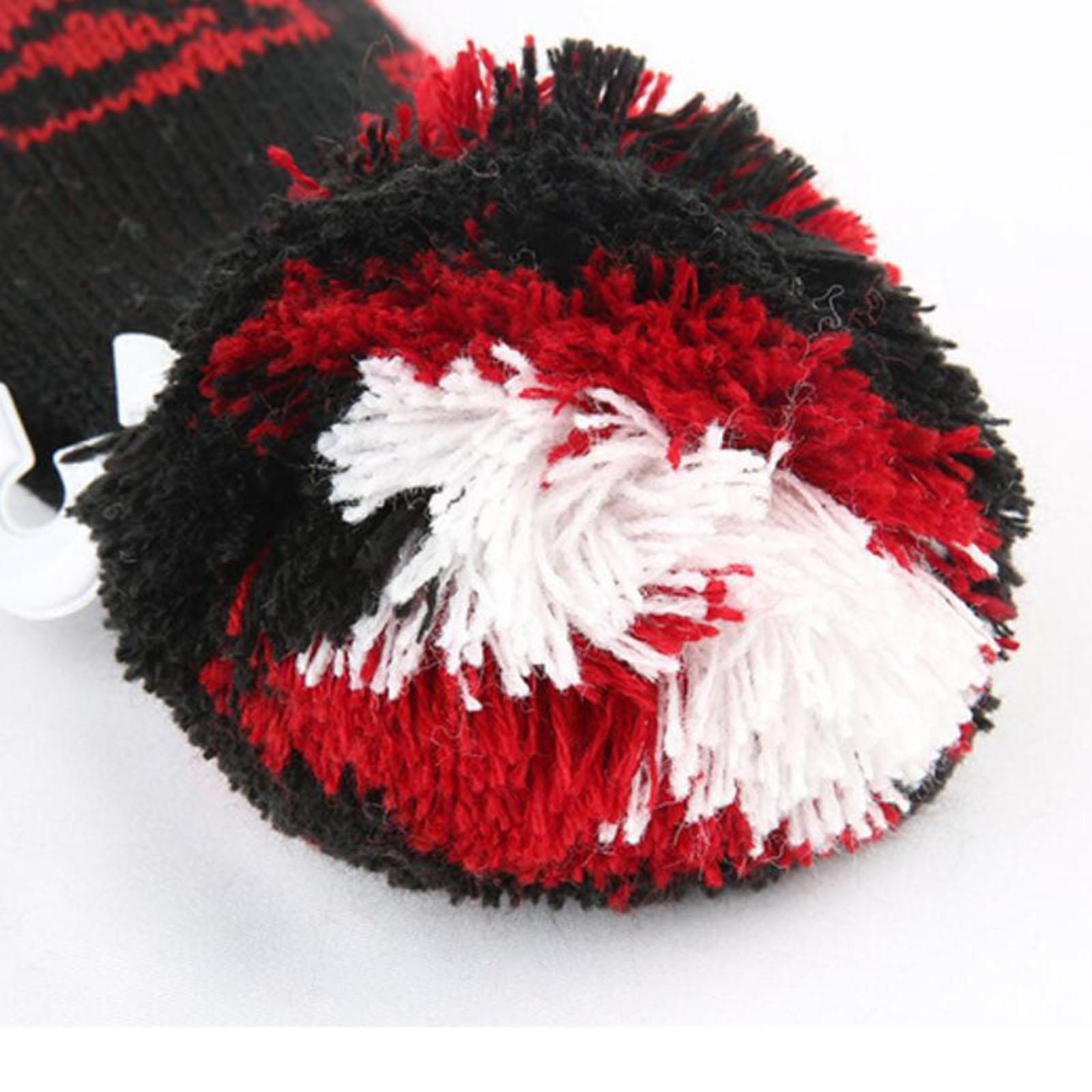 3Pcs Knit Golf Headcover Driver Cover Portable Golf Club Wood Head Covers for Driver Wood, Fairway Wood and Hybrid Protect Sleeves