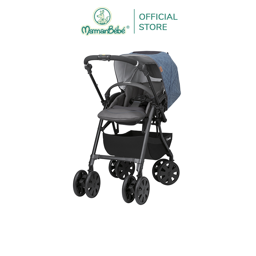 Xe đẩy Combi CrossGo 4 bánh quay tự động
