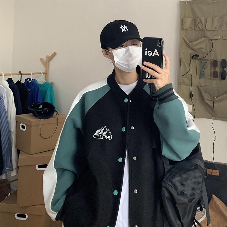 Áo Bomber Unisex UNFLUID - Áo khoác hoodie dáng varsity chất liệu nỉ 2 lớp phong cách Ulzzang Hàn Quốc – MayLinh Shop