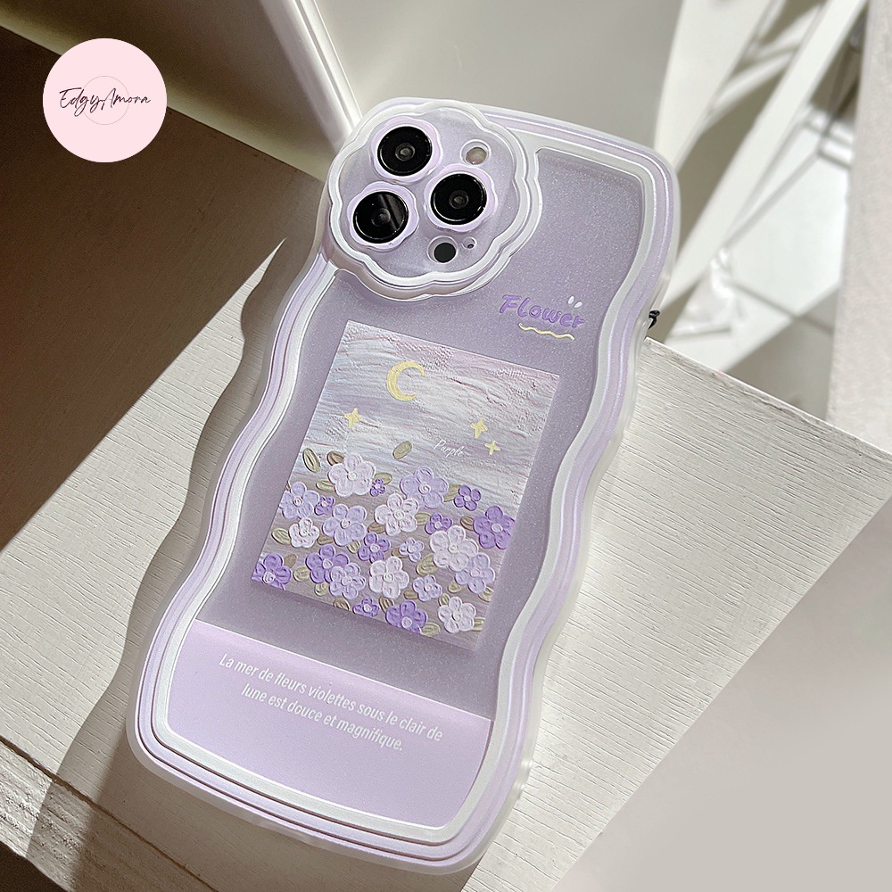 Ốp lưng Iphone chống sốc hình hoa tím dành cho Iphone 11 / Phone 11 Pro / Iphone 11 Pro Max / Iphone 12 / Iphone 12 Pro / Iphone 12 Pro Max / Iphone 13 / Iphone 13 Pro / IPhone 13 Pro Max / Iphone 14/ Iphone 14 Pro / Iphone 14 Pro Max