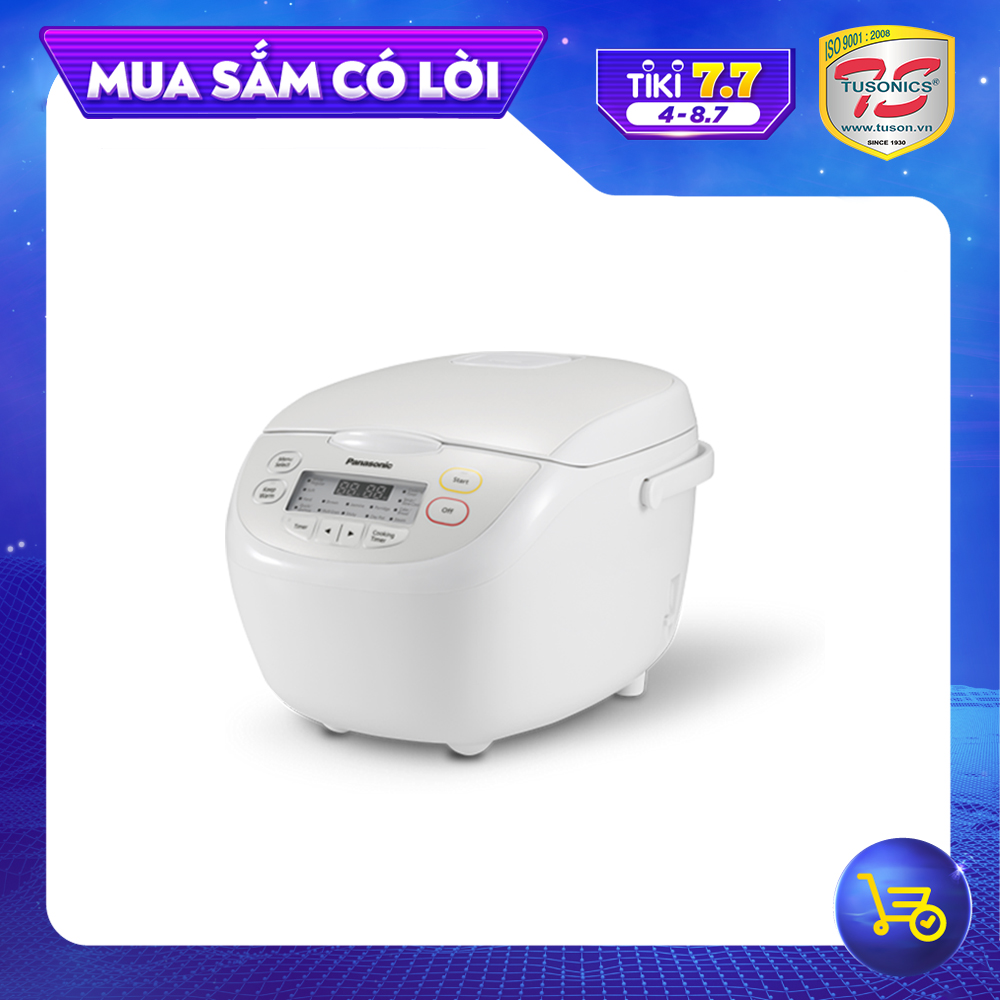 Nồi Cơm Điện Tử Panasonic Sr - Cl188Wra 1.8 Lít Sr - Cl108Wra 1 Lít - Hàng Chính Hãng - Trắng - 1 Lít