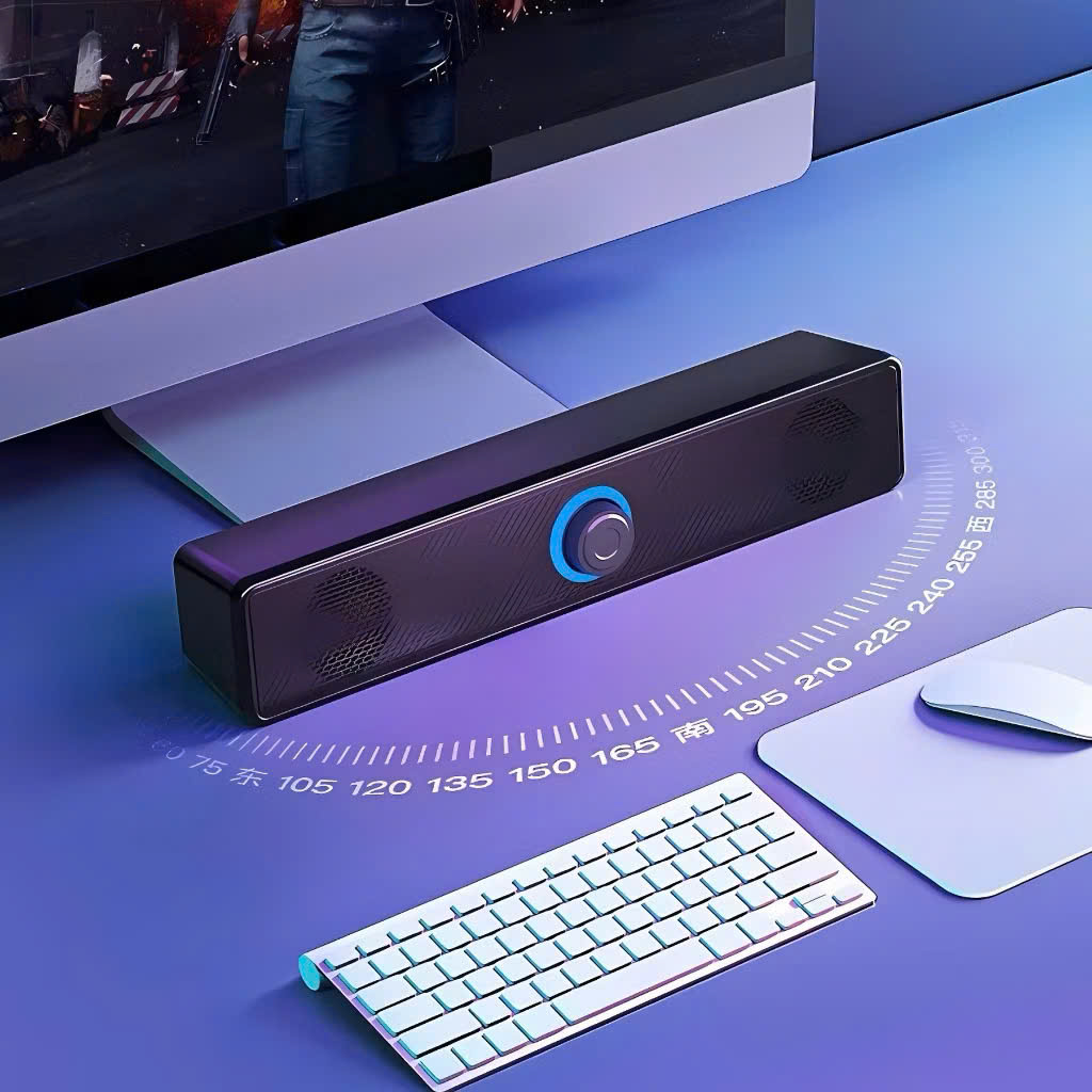 Loa Buletooth Bass siêu mạnh kết nối PC Laptop điện thoại tivi, loa vi tính để bàn E-3511 công suất 6W Usb/ jack 3.5mm – Hàng chính hãng