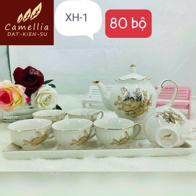 Bộ ấm chén dáng Minh Long cao cấp sang trọng, tinh tế - nhiều mẫu