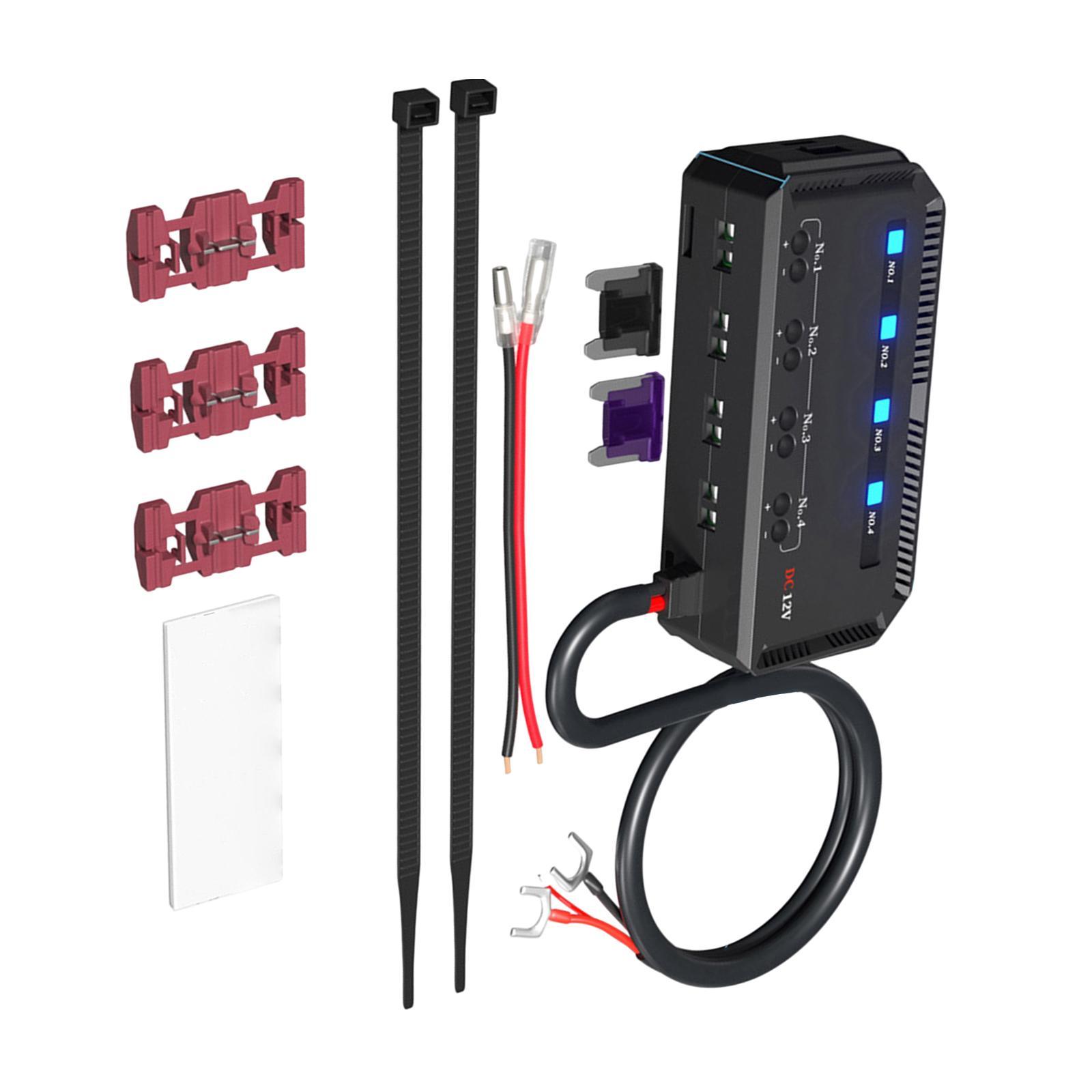 Blade Fuse Box Holder 12V Circuit Fuse Hold for Motorcycle Truck Fuse Holder