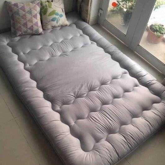 Nệm Bông Trải Xuất Nhật, Đệm Trải Giường Đa Năng Full Kích Thước 1mx2m, 1m4x2m, 1m6x2m, 1m8x2m