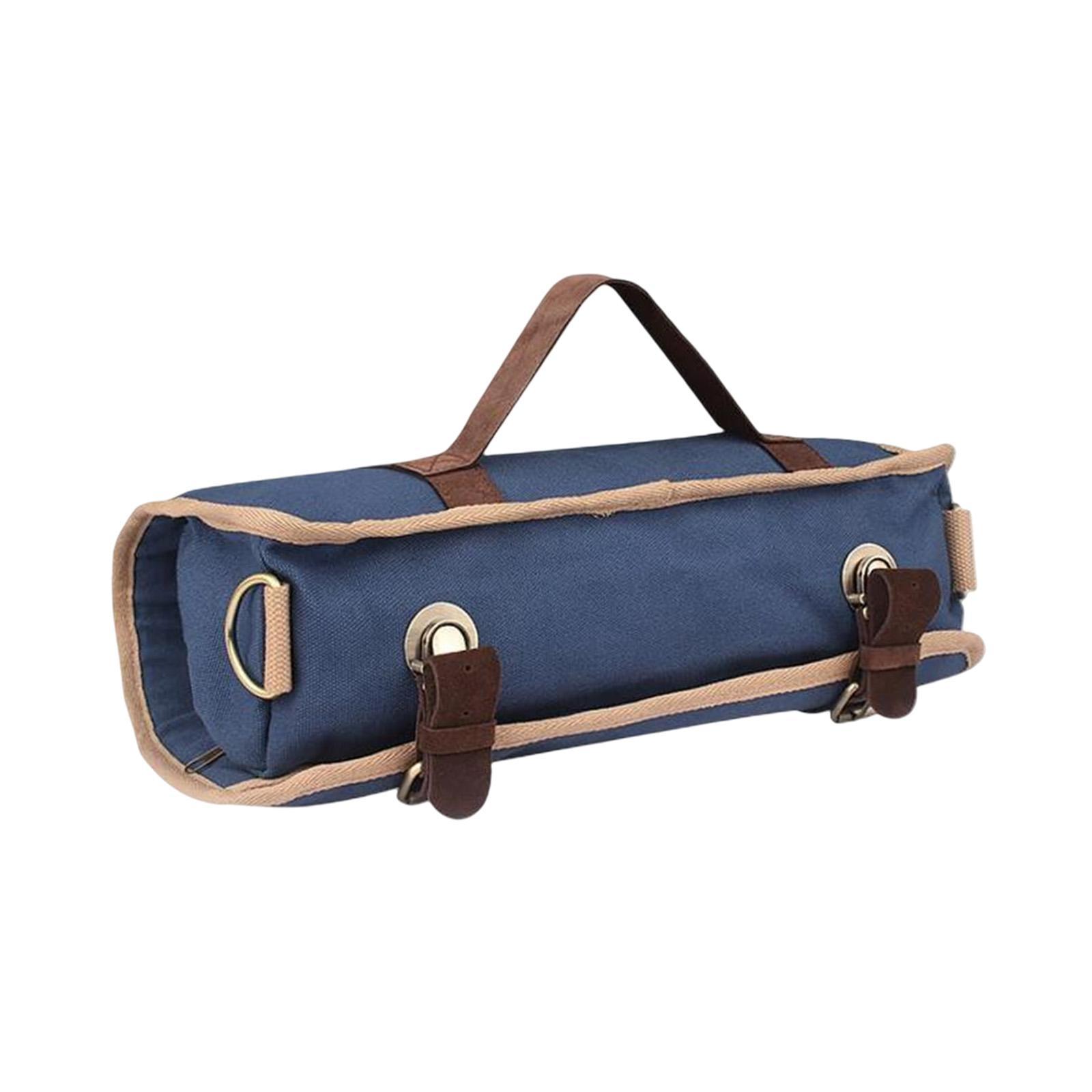 Bartender Bag Portable Canvas Bag Barware Roll Bag Case Bar Accessories